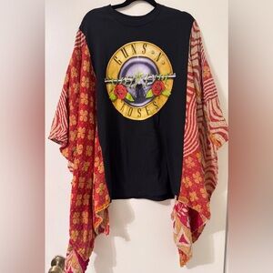 Kantha sleeve Band tee